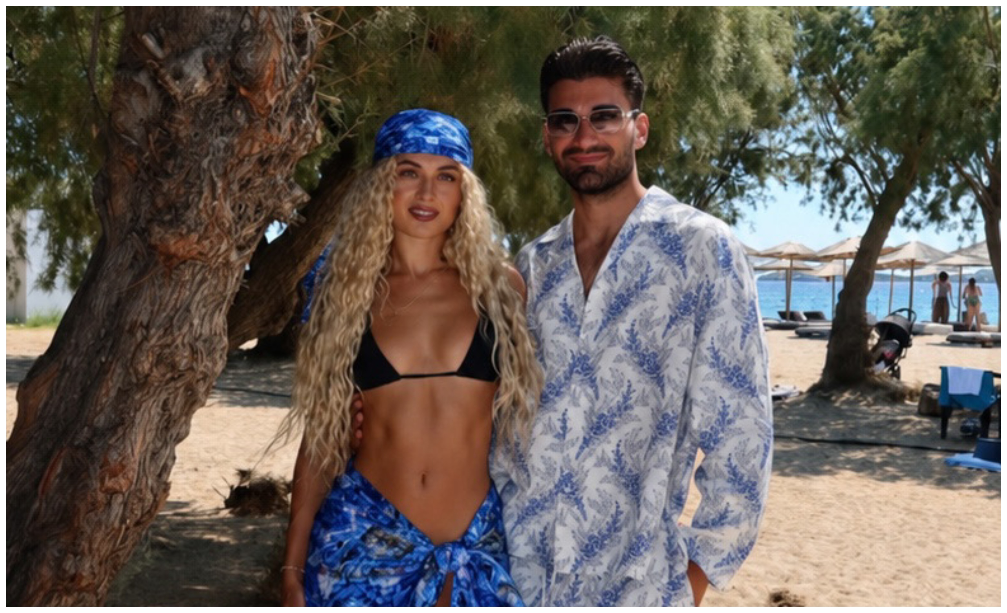 Βρήκαμε το μεταξωτό μαντήλι Κύπριου σχεδιαστή που απογείωσε το beach look της Antigoni Buxton