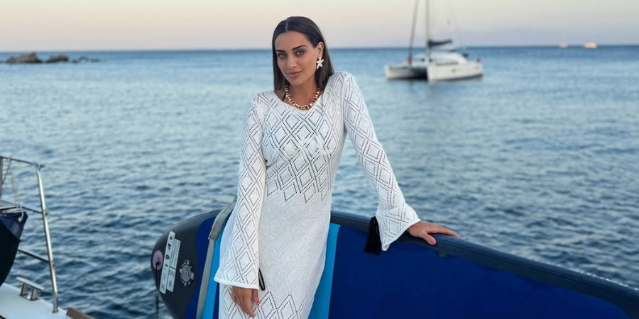 Η Τζώρτζια Παναγή με το απόλυτο boho beach look