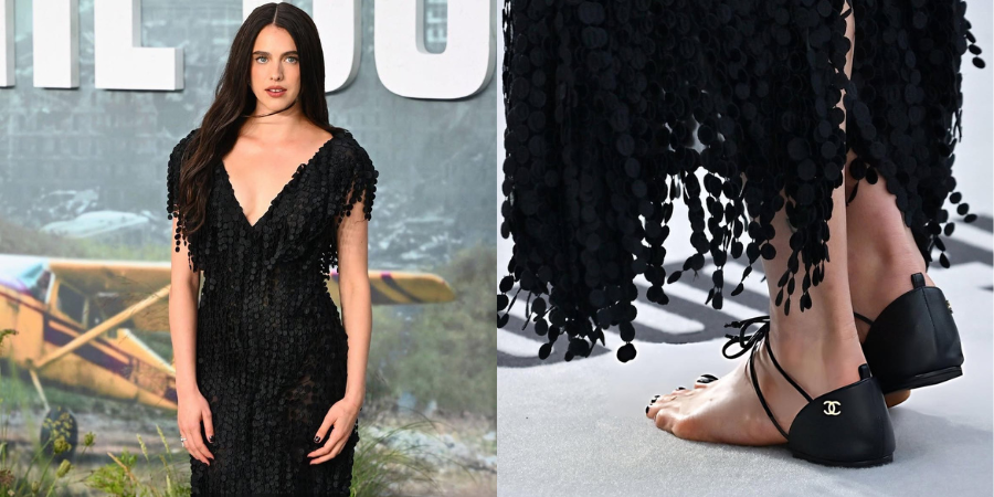 Margaret Qualley: Φόρεσε το «γυμνό παπούτσι» της Chanel, τη νέα τάση που διχάζει τη μόδα