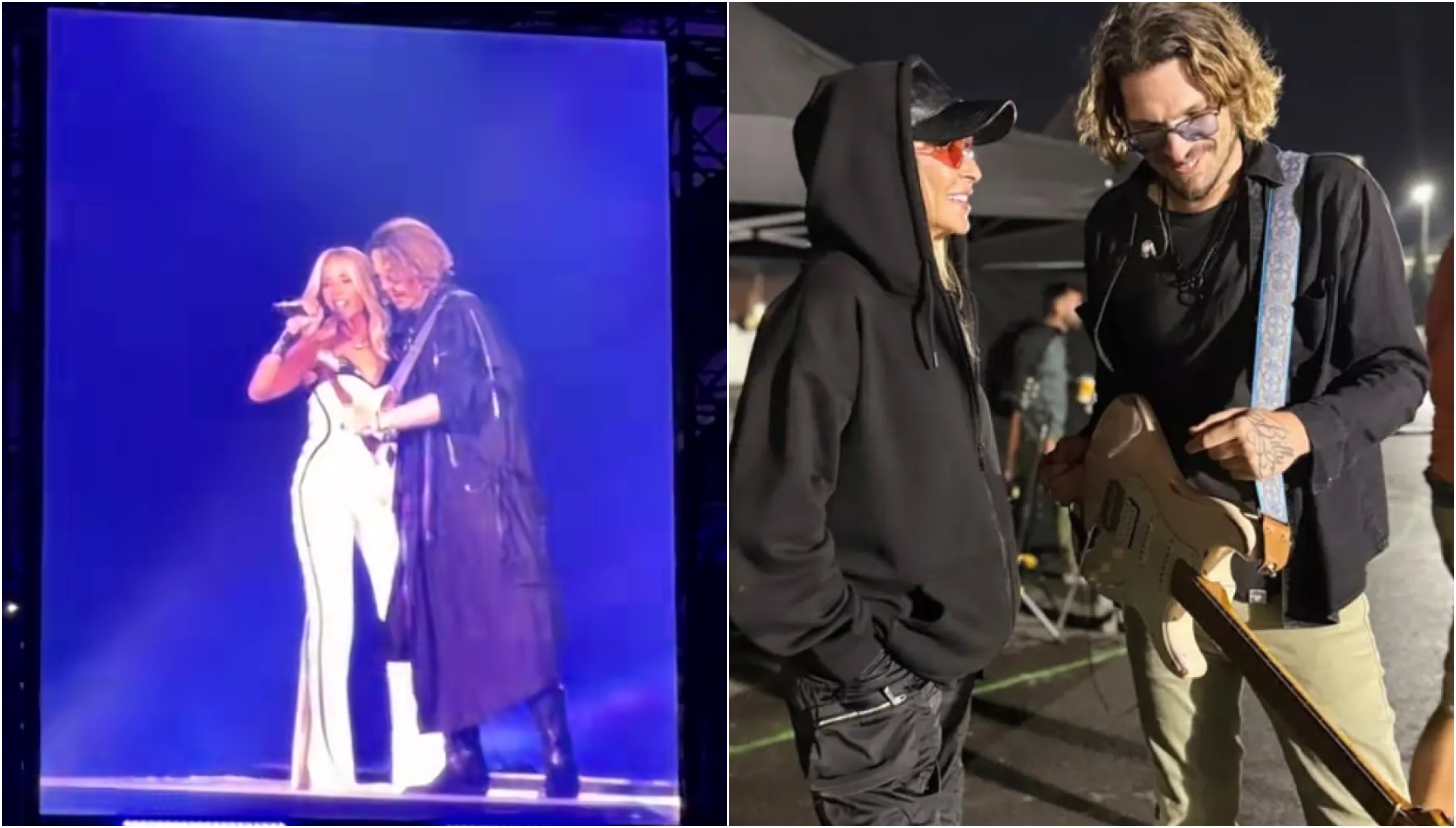 «Ευχαριστούμε που έφερες τον Johnny Depp»: Ο κιθαρίστας της Άννας Βίσση που έγινε viral στο ΟΑΚΑ