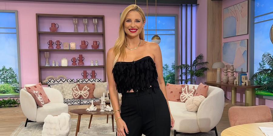 Χριστιάνα Αριστοτέλους: Το chic birthday look της με την τάση που επιστρέφει από τα ’80s