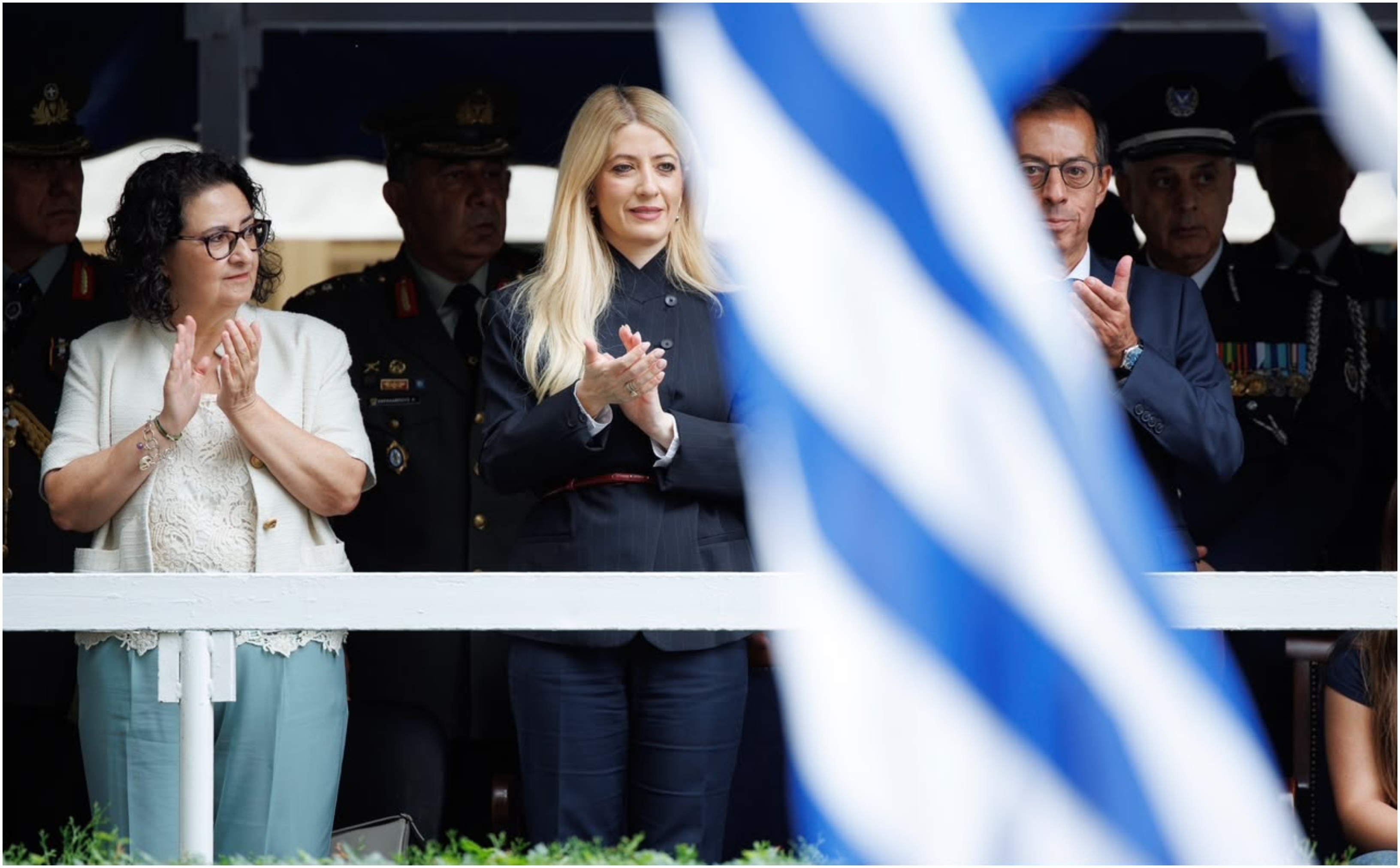 Αννίτα Δημητρίου: Το κομψό total black look που επέλεξε για την 28η Οκτωβρίου