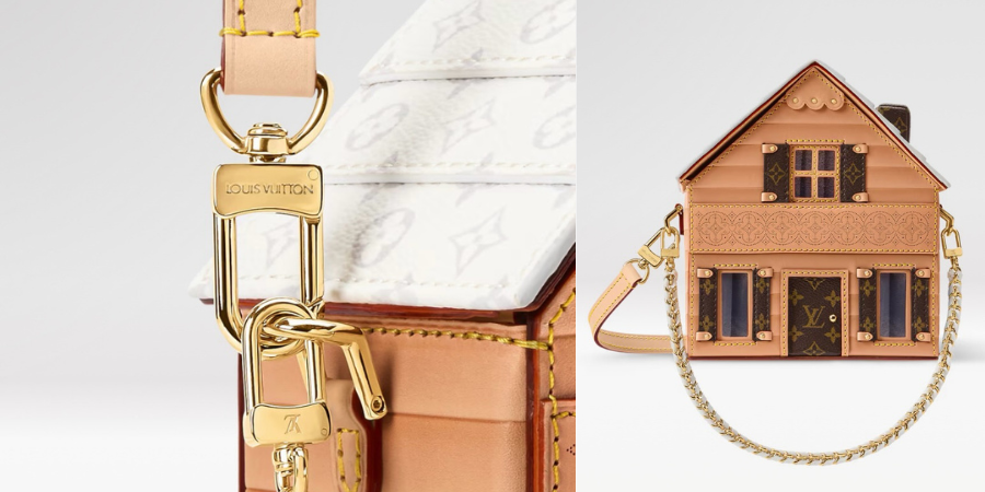 Louis Vuitton: Η τσάντα των 5.950 δολαρίων που μοιάζει με χιονισμένο σαλέ και έχει εντυπωσιάσει τον κόσμο της μόδας