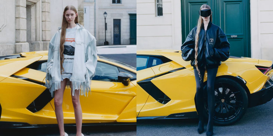 Balenciaga x Lamborghini: Το δερμάτινο μπουφάν των 9.490 δολαρίων που είναι εμπνευσμένο από ένα supercar