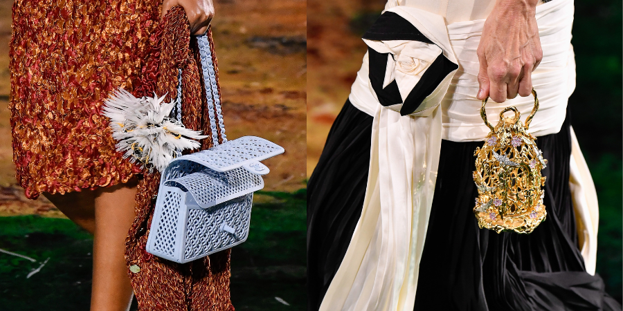 Η Chanel έκανε ένα χρυσό κλουβί τσάντα… ίσως το πιο απρόσμενο αξεσουάρ της πασαρέλας