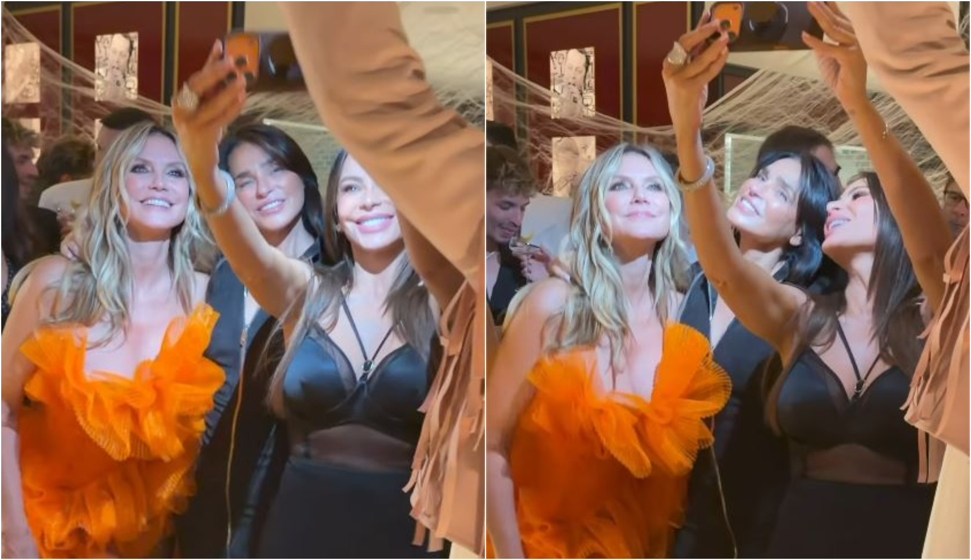 Celia Kritharioti: Διασκέδασε με τη Sofia Vergara στην πιτσαρία της Heidi Klum – Δείτε το βίντεο