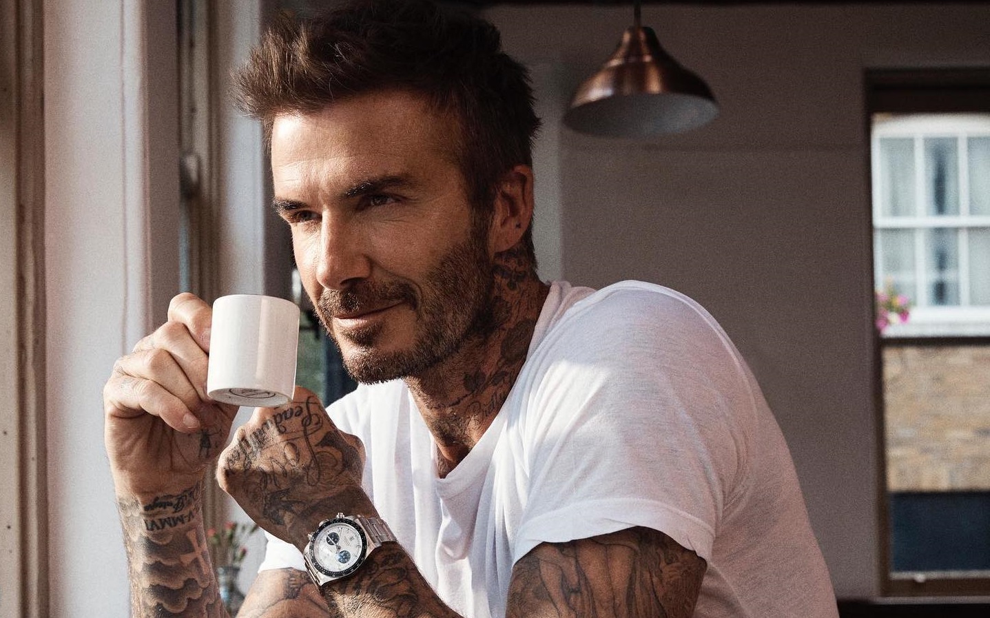 David Beckham: Το γεύμα με τη μητέρα του στην κουζίνα του σπιτιού της