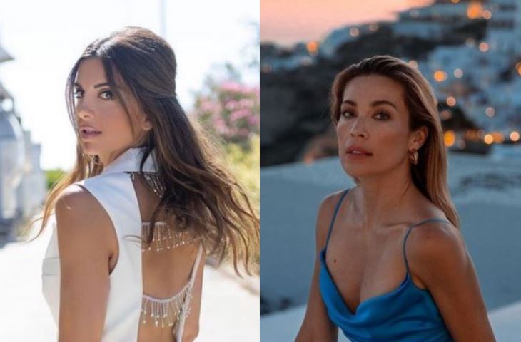Σταματίνα Τσιμτσιλή - Μαριέττα Χρουσαλά: Με stylish βραδινά outfits στα σοκάκια της Πάρου