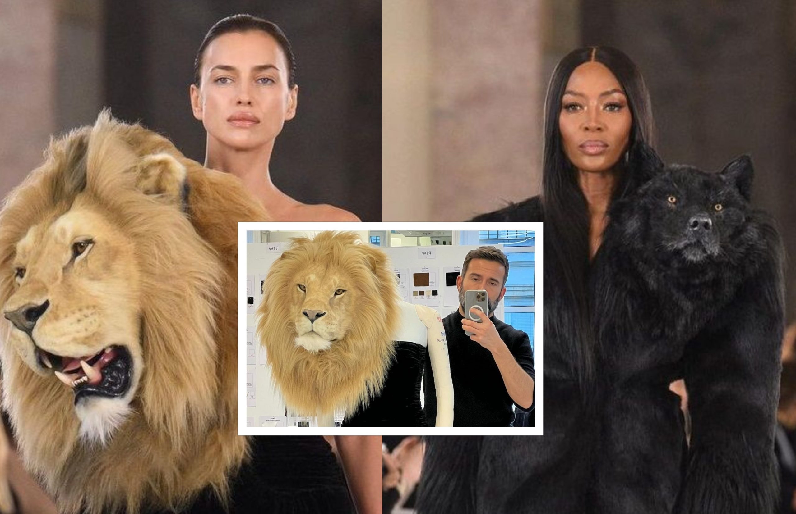 Η Σάικ, η Χάρλοου και ο σχεδιαστής του οίκου Schiaparelli παίρνουν θέση μετά τον σάλο του fashion show με τις κεφαλές των ζώων