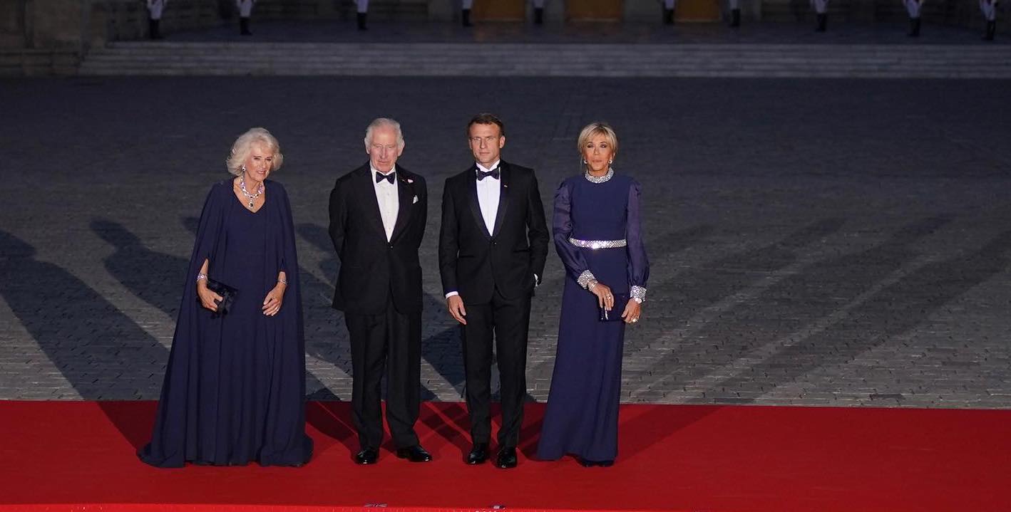Βασιλιάς Κάρολος – Βασίλισσα Καμίλα: Το λαμπερό δείπνο στις Βερσαλλίες και το ιδιαίτερο μενού